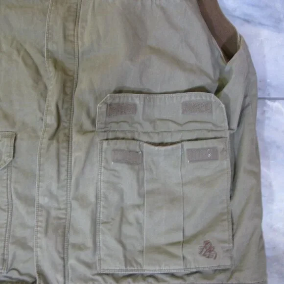 LEGENDARY Whitetails Original Deer Gear Men's Canvas Fleece Lined Vest Size XL